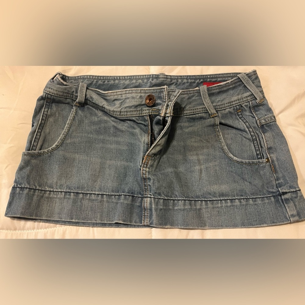 X2 Quality Denim Mini Skirt